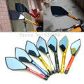 1 Pair Motorcycle Bigger Mirror Side Mirrors CNC Aluminum Rearview Mirrors For Honda Yamaha Kawasaki Suzuki
