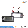 Car Auto parts Free Shipping 2PCS LED Light License Plate Lamp Fit AUDI Q7 A3 A4
