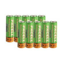 10pcs*Ni-MH  AA 1.2V 2200mAh   Low self-discharge  Rechargeable Battery for camera,toys etc-PKCELL