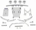 CNC Baja 5T Front Bumper with 4pcs CNC LED light pod for 1 5 scale HPI