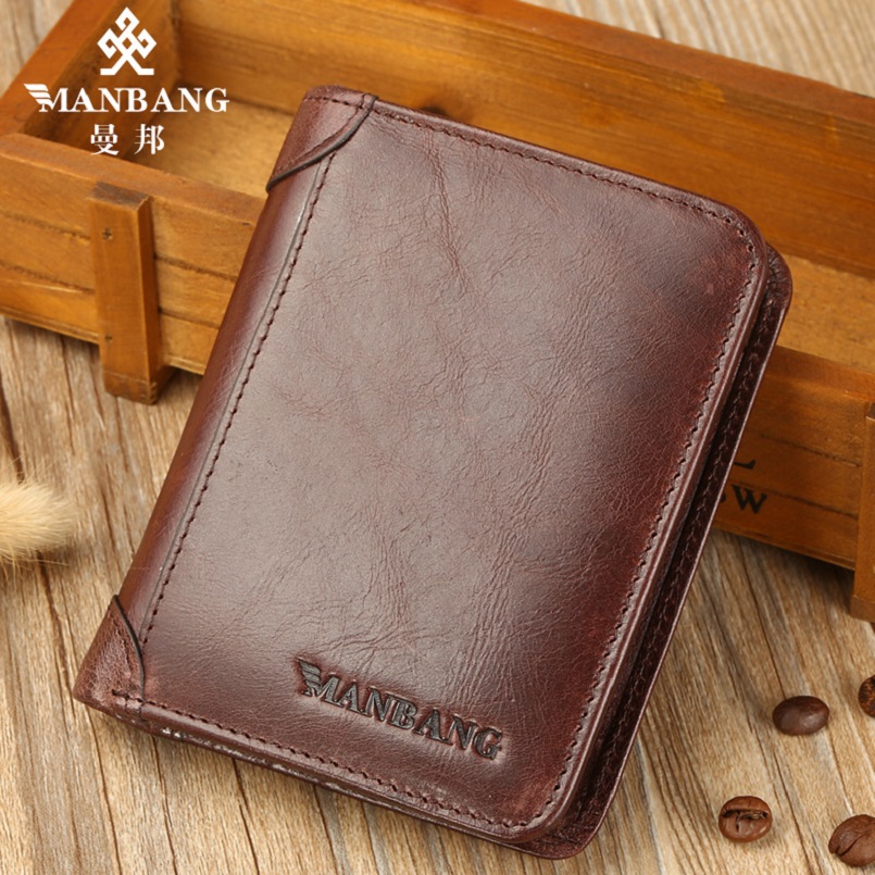 Bestselling China Brand Cowhide Ultra Thin Wallet Men s Short 100 Genuine Leather Wallet Men Slim