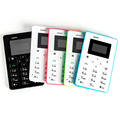 Hottest Mini Card Phone AIEK M5 Color Screen English Russian Arabic Keyboard Cell phone 4 5mm