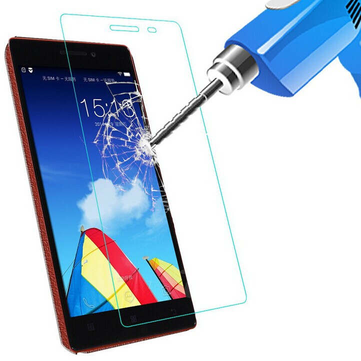 Image of 0.3mm Tempered Glass Film for Lenovo Vibe X2 Arc Edge High Transparent Screen Protector Film with Clean Tools