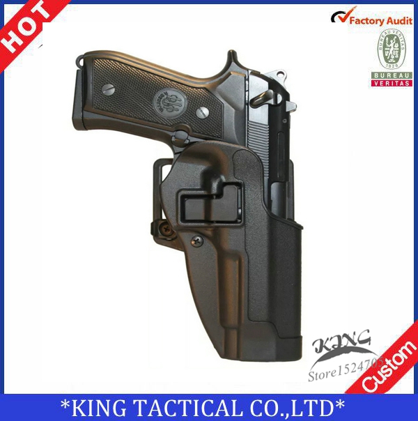 Image of Tactical RH Pistol Paddle & Belt Holster gun holster For Beretta 92 96 M9