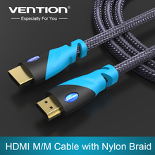 Новый 2014 Позолоченные черный Премиум 3FT Круглый кабель HDMI 1M 3D 1.4V 1080 4K для PS3 Xbox AppleTV HDTV