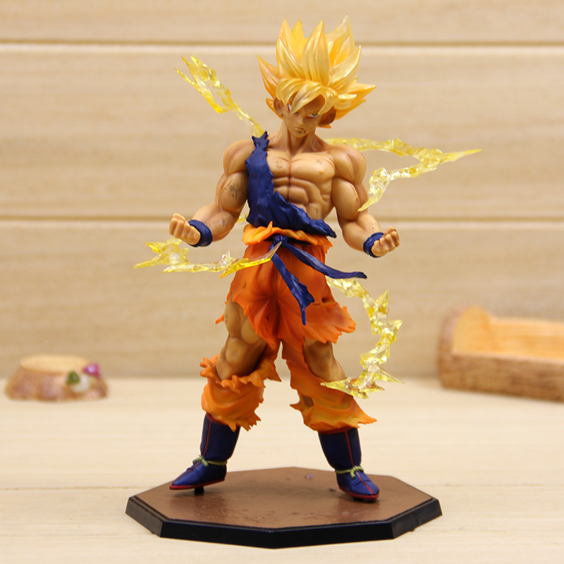 Free Shipping 6 8 Dragon Ball Z Super Saiyan Goku Son