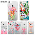 Case For iPhone 6 7 5s 6plus For Samsung Galaxy S6 7 Edge Colorful Flower Flamingo