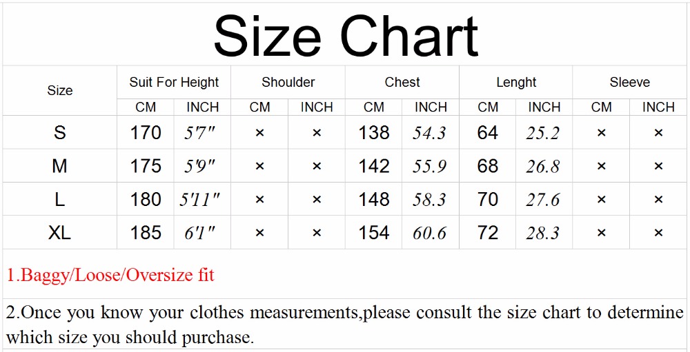 fear of god hoodie size chart