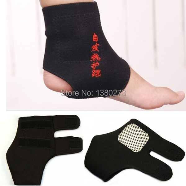 2Pairs Magnetic Therapy Spontaneous Self heating Ankle Brace Support Belt Foot Health Care b1P3pj