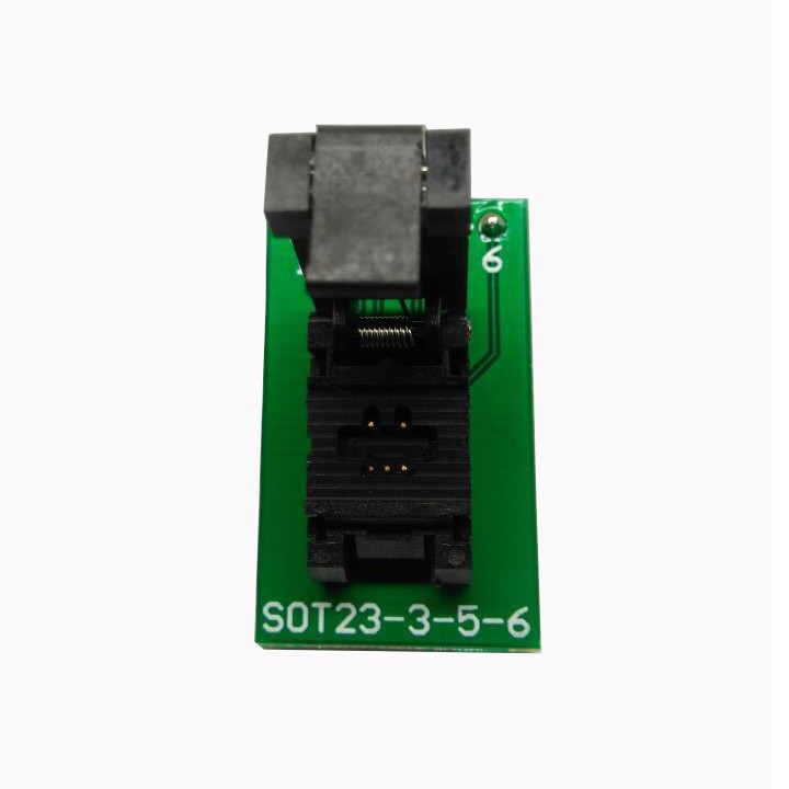 SOT23-5-0.95 Clamshell Pogo Pin Probe Test Socket SOT23-5-0.95-CP01PNL Programming Socket Pitch 0.95 Chip Size 1.6*3mm