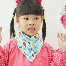 1 PC new born baby feeding bibs bandage baby bibs cotton scarf scarves children burp cloths lunch bibs trilateral 24 patterns