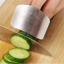 Kitchen Must Have! Stainless Steel Finger Protector Guard Safe Slice Kitchen Accessories Cooking Tools HOT SALE