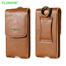 FLOVEME Luxury Genuine Leather Cases For iPhone 6 6S 6 Plus 6S Plus Universal Case For Samsung Galaxy S6 S6 Edge S7 Phone Cover