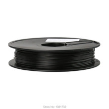 Black Color 3D Printer Filaments ABS 1.75mm/0.5kg Plastic Rod Ribbon Consumables Material Refills For MakerBot/RepRap/UP/Mendel