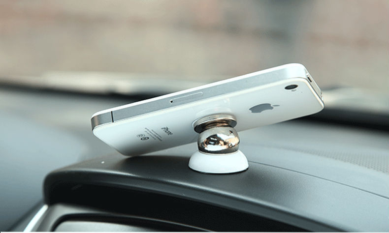 Image of Mini Car Phone Holder Magnet Dashboard Phone Holder For Iphone Accessories GPS Car Mount For Samsung Magnetic Phone Holder