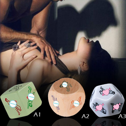 A24 Hot Sale Sex Funny Adult Love Humour Gambling Sexy Romance Erotic Craps Dice Pipe Toy Sex Dice G