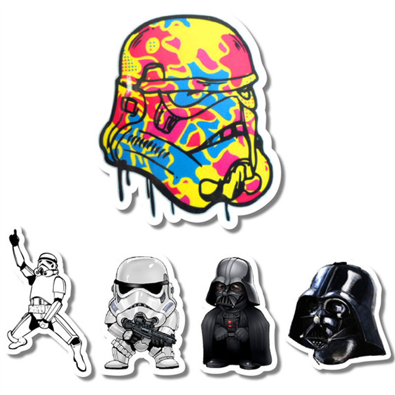 Image of 2016 new style Free shipping 8 kind star wars waterpoof UV proof car fuel cap creative sticker, car styling