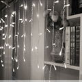 christmas lights outdoor decoration wide 5m droop 0 4 0 5 0 6m led curtain icicle