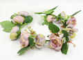 Hot selling Handmade Rose Flower Crown Wedding Wreath Bridal Headdress Headband Hair Band Accessories for Girls