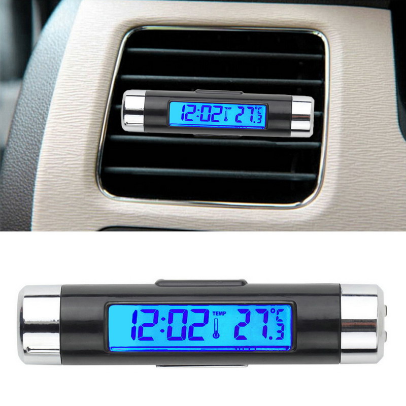 Image of R1B1 Hot New Arrival Car LCD Digital backlight Automotive Thermometer Clock Calendar Free Shipping