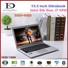 Kingdel Ultra thin 13 3 inch Intel i7 5th Generation CPU Laptop Notebook with 8GB RAM