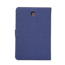 Stand woven pattern jeans pattern pu Leather Flip Case For Samsung Galaxy Tab A 8inch T350