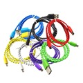 1 m Micro USB Cable Nylon Braided Fabric Charger Data Sync USB Cable Cord for Samsung