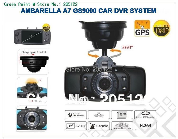     AMBARELLA GS9000    1080 P Full HD 170 .   32   
