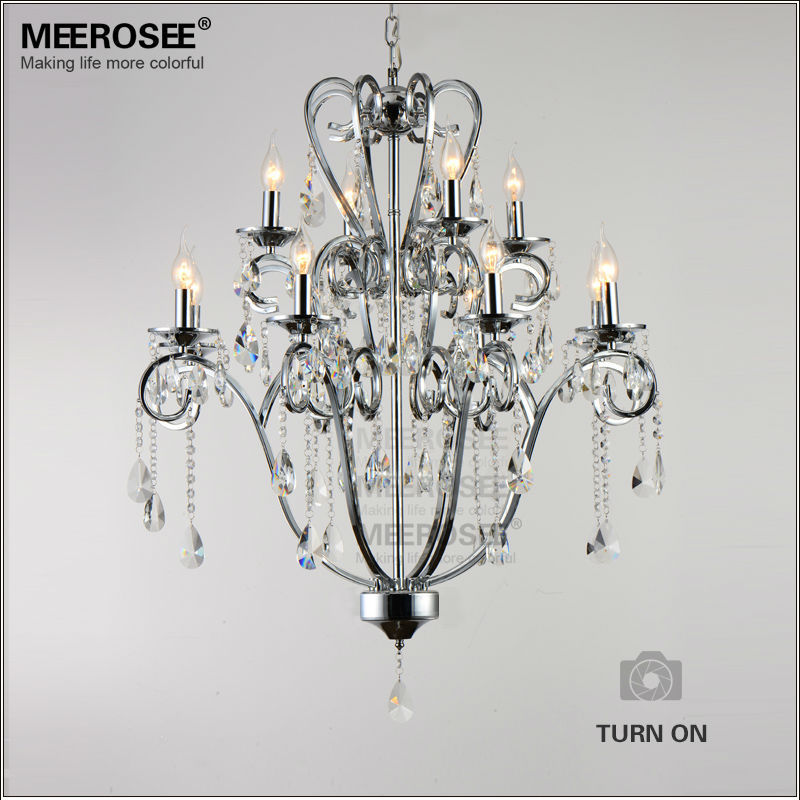 MD051-L8+4 modern chandelier Metal pendant lamp light indoor lighting (4)