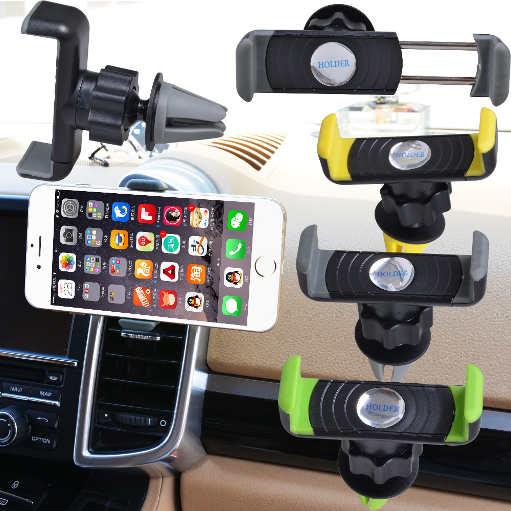 Image of Universal Car Air Vent Cell Phone Holder In Car Mount For Your Iphone 6/Plus 5s 4 Mobile Phones GPS Accessories Stand Holders
