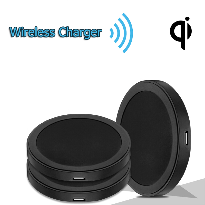 Image of Free Shipping Black Round Qi Wireless Charger Charging Pad For Nokia Lumia 1520 1020 930 920 Nexus 5 6 7