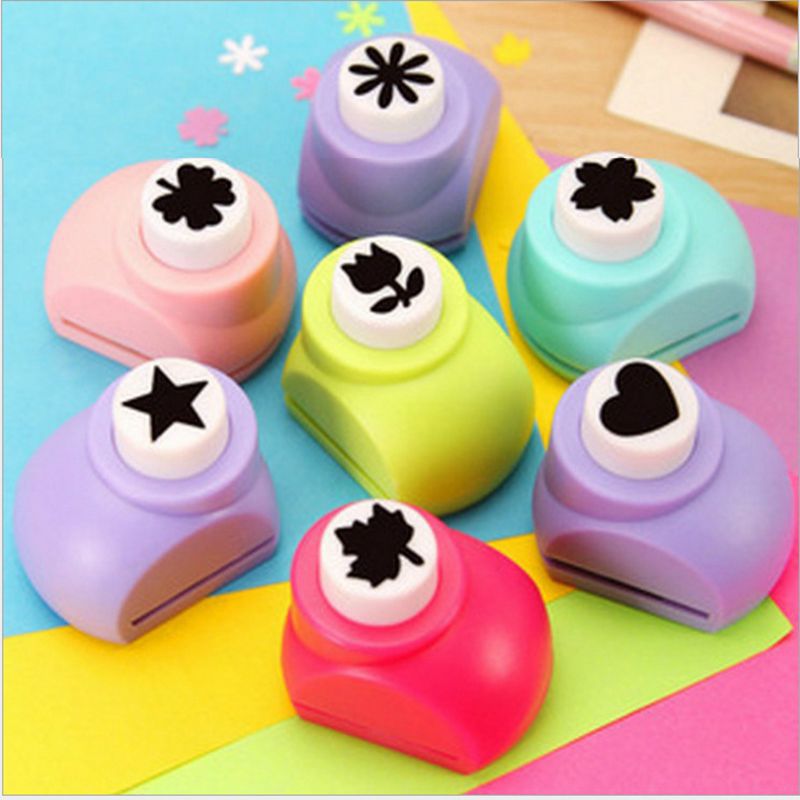 Image of Azerin DIY Paper Punch Cutter Kid Child Mini Printing Hand Shaper Scrapbook Tags Cards Craft Tool 1 PCS Free Shipping