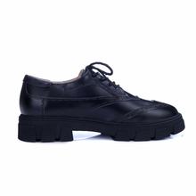 High Quality 2016 Genuine Leather Flats Shoes Fashion Western Style Flats Spring Thick Sole Platform Shoes