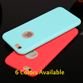 New Arrival Candy color case for iphone6 6S 6Plus 6sPlus 7 7Plus 5 5s SE 7Soft