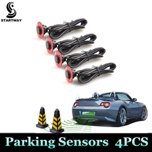 New Arrive Car Parking Sensor Monitor 4 Sensors for All Cars Reverse Assistance Backup Radar Detector System 13mm/22mm Wholesale