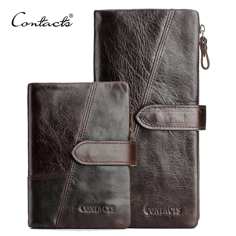 Image of Crazy horsehide Leather 2016 Classical European and American Style Men Wallets Fashion Purse Card Holder Vintage Man Wallet