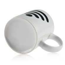 Magic Heat Sensitive WiFi Signal Pattern Color Changing Mug Ceramic Coffee Tea Cup