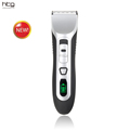 HTG Professional Hair Clipper Blade Hair Cutting Machine For Barber Hair Trimmer LCD Display Wireless battery