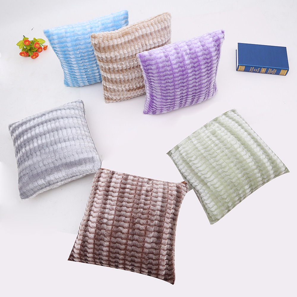 New Fashion Decorative Cushion Covers Waist Pillow Case Minimalist Pillowslip Cotton font b Plaid b font