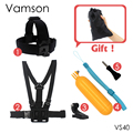 Action Camera Accessories Chest Belt Floaty Tripod Monopod For SJCAM SJ4000 Gopro Hero 5 4 3