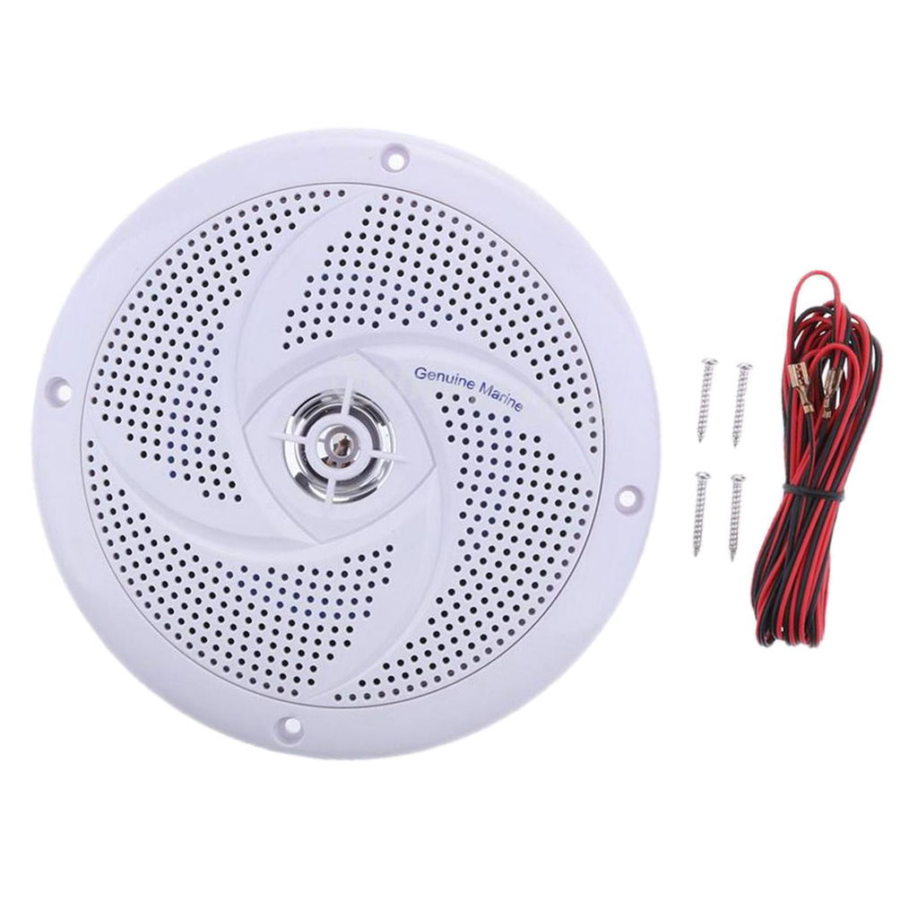 1 Pcs 6 5 Inch Waterproof 60w 90db Full Range Marine Rv Car Ceiling Wall Speakers Garden Water Resistant Install Speaker