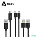 AUKEY 3 pack USB 2 0 Cable Type C cable 1pcs 3 3ft Micro USB Cable