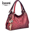 Kavard Spanish floral print women bag hollow out bag handbag women famous brand handbag shoulder bags