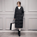 2016 Hot Sale Winter Womens Solid Down Thicking Coat Fashion Long Thick Warm Down Slim Coats