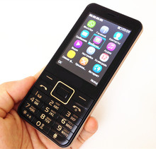 4 Sim Cards 4 Standby Mobile Phone 2.8” Big Screen Outside FM Radio Cheap Quad Sim Cell Phone Russian Langauge/ Keyboard