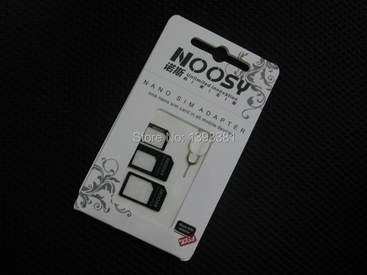 200Sets-lot-4-In-1-Noosy-Nano-Micro-SIM-Card-Adapter-Eject-Pin-For-iPhone-5 (5)