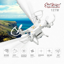 F18787/8 SBEGO 127W Smart Stretch RC Mini Pocket Drone 0.3MP Camera FPV Realtime WIFI 4 CH 6-Axis RC Toy Helicopter Quadcopter