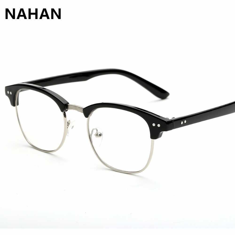 Vintage Floral Retro Mens Womens Clear Lens Wayfarer Eyeglasses Glasses Frames Anti-radiation x