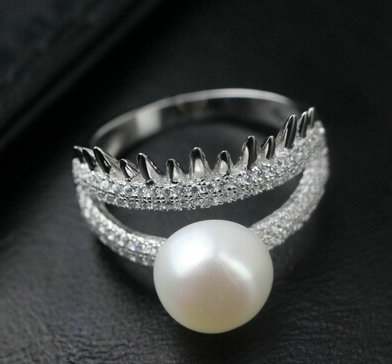 Pearl engagement rings online