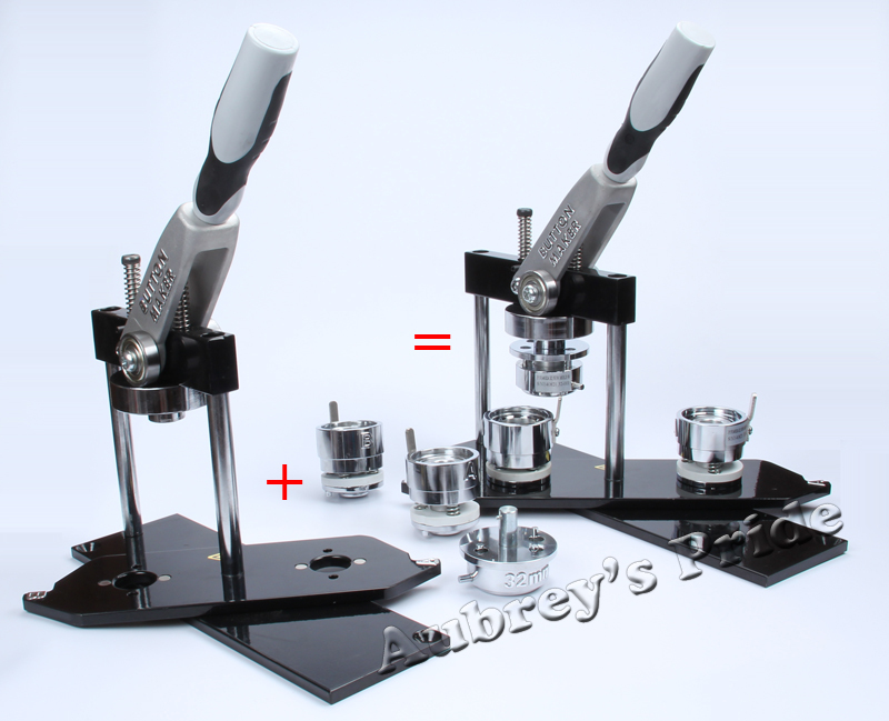 Description Picture 4 of itemNEW Professional N3 2-1/4":58mm Badge Button Maker Machine + Adjustable Circle Cutter+100 Set Metal Pinback Supply
